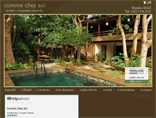 Tablet Screenshot of chezsoibamako.com